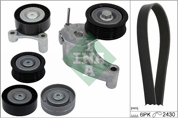 Zestaw paska wieloklinowego do Volvo, 529 0554 10, INA w ofercie sklepu e-autoparts.pl 
